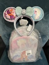 Disney Loungefly Frozen Elsa Anna Backpack 2023 Ears 10th picture