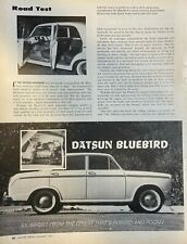 1961 Datsun Bluebird Road Test picture