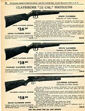 1961 Print Ad of Zephyr & Junior Claybirder 22cal Shotgun picture