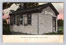 Janesville WI-Wisconsin, Francis Willard School Vintage Souvenir Postcard picture