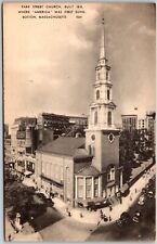 Park Street Church, Boston, Massachusetts RPPC - Postcard picture