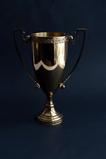 1960s-1970s Dodge Co. #Z17 Double-Handled Trophy Cup w/ Leaf Detail picture