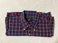 Judd's Excellent Red Dunhill Short Sleeve Casual Men's Shirt Size XL picture