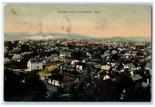 1911 Birds Eye View Houses Village Roads Mountain Uhrichsville Ohio OH Postcard picture