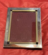Cartier 1988 Vintage Silver Photo Frame Made In Spain picture