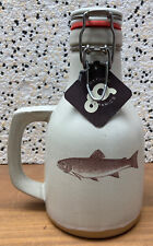Grayling Ceramics Earthenware 32 oz. Orvis Howler Rainbow Trout NEW w/tag  picture