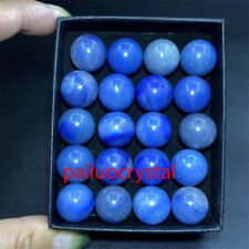 20pc Wholesale Natural blue Aventurine Ball Quartz Crystal Sphere Reiki 15mm+box picture