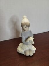 Lladro Figurine 4676: Shepherd with Lamb, boy with sheep, Nativity, matte finish picture