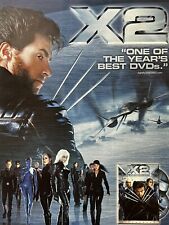RARE X2 DVD Print Ad 16.5x25.5cm 2003 Debut Nov 25th MAXC picture