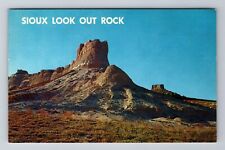 Scottsbluff NE-Nebraska, Sioux Look-out Rock, Oregon Trail, Vintage Postcard picture