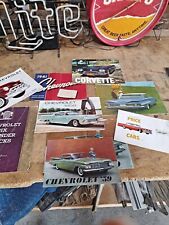 Collection Of Vintage Chevrolet Sales Brochures 1930s - 1960s picture