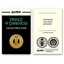 ⚡RARE⚡ 1987 John Carpenter's Prince Of Darkness Collectible Gold Coin *NEW* 🪙 picture