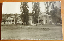 Bungalow and Green Cottage, Ames Farm, Laconia NH real photo postcard pmk 1951 picture