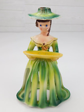 Vintage 1950's Rare Kreiss & Company Lady Napkin Toothpick Candle Holder picture