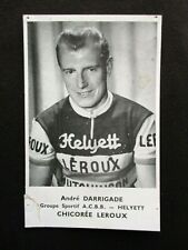 André DARRIGADE CHICOREE LROUX 1959-1960 Cycling HELYETT card picture