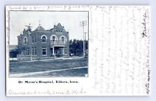 1908. ELDORA, IOWA. DR. MORSE'S HOSPITAL. POSTCARD V26 picture