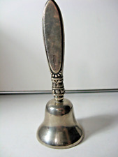 Vintage rare Webster Small Sterling Handled Table Bell  1962 picture
