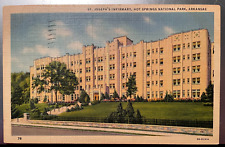 Vintage Postcard 1939 St. Joseph's Infirmary, Hot Springs N. Park, Arkansas (AR) picture