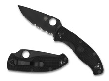 Spyderco Knives Tenacious Liner Lock C122PSBBK Black FRN Pocket Knife Stainless picture