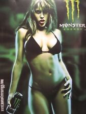 Monster Energy 2006 skateboard promotional poster Flawless New Old Stock picture