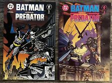 BATMAN vs. PREDATOR - #s 1 & 2 - DC Dark Horse Comics - Clean Copies picture