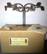 Longaberger Wrought Iron Wall Vase Hanger-2 Available-NIB picture