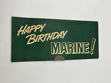 Vintage US Military | Marines | Happy Birthday Marine 1940s | 1947 picture