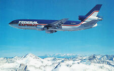 US Federal Express McDonald Douglas DC-10-30F Aircraft Aviation Postcard picture