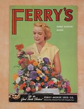 Vintage Ferry's Seed Company Home And Garden Guide. Ferry Morse Detroit Michigan picture