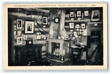 c1940s Governor's Office in Governor's Home Arizona Territory Prescott Postcard picture