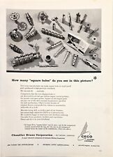 Chandler Evans Square Holes For Aircraft Engines Vintage 1963 Print Ad 8x11 picture