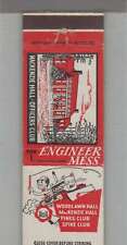 Matchbook Cover - US Military - The Engineer Mess Mackenzie Hall Ft. Belvoir picture