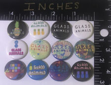 Glass Animals 12 Pin set Pins Button 1 Inch Psychedelic Pop Rock British Band Mu picture