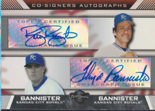 Brian & Floyd Bannister 2007 Topps Co-Signers auto autograph card CS-BB picture