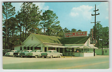 Postcard Chrome Elmo's Cafe Restaurant in Kingsland, GA picture