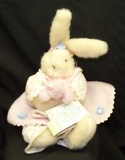 Hallmark Bunnies by Bay Ittybit & Chicklit Plush Bunny Rabbit w/ Tag Pink Dress picture