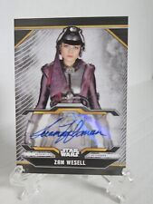 2021 Topps Star Wars Bounty Hunters Zam Wesell Autograph Card picture
