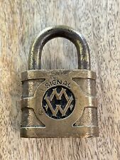 Vintage Old Western Maryland Yale & Town Padlock No Key picture