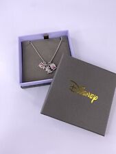Disney Couture Kingdom Gus, Jaq, Lucifer Charms Necklace 17”+ 2.5ext White Gold picture