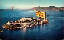 Alcatraz Island San Francisco California CA Bay Sausalito The Rock Postcard VTG picture