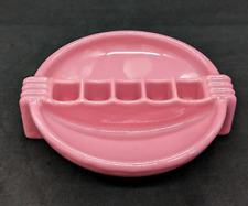 Vintage Art Deco Pink Porcelain Snuf-A-Rette Ceramic Ashtray, VG Cond. picture
