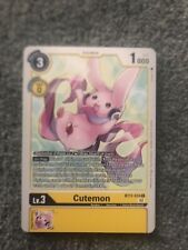 Cutemon BT11-034 C - Yellow - Dimensional Phase - Digimon CCG picture