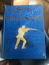 1889 The Story of the American Soldier Seldom Offered Embroidered Boards picture