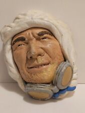 RARE Vintage Legend Products Artic Explorer Chalkware Bust Head Face - England picture