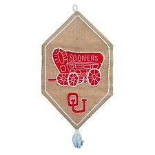 Oklahoma University Vintage Tapestry Wall Hanging OU Man Cave Boho Home Decor  picture