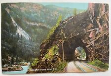 Antique Postcard Tunnel on Fraser River British Columbia Made in Germany picture