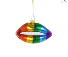 rainbow Lips mouth ornament valentines day Cody Foster picture