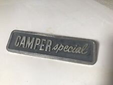 Vintage Dodge CAMPER Special Emblem Badge Trim Metal 2553886 picture