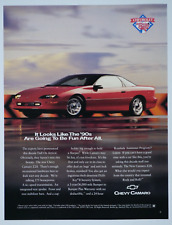 1993 Chevrolet Camaro Z 28 Vintage MLB Logo Original Print Ad 8.5 x 11