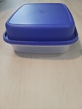 Tupperware Large Season N Serve Meat Marinade Container Blue picture